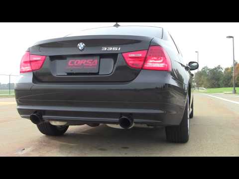 CORSA Performance Exhaust BMW 335i PN 14561BLK