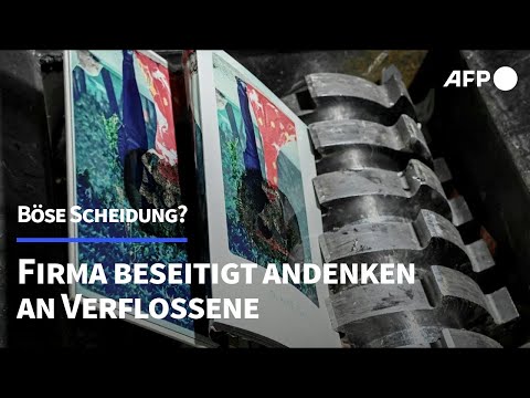 Reißwolf für Hochzeitsbilder - Firma hilft bei Scheidung | AFP