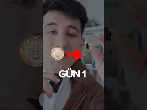 CONVERTING 1 LIRA TO IPHONE DAY 1!
