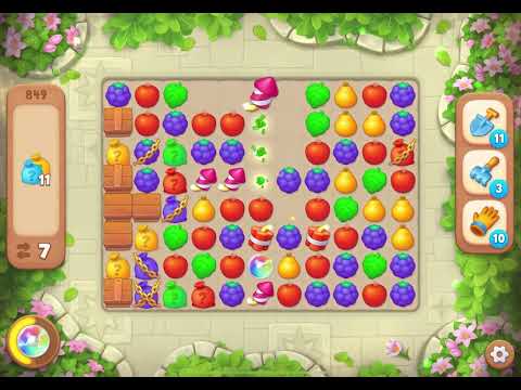Gardenscapes Level 849 NO BOOSTERS