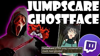 "He Knows He's SCARING ME!!" - Jumpscare Ghostface VS TTV's! | Dead By Daylight