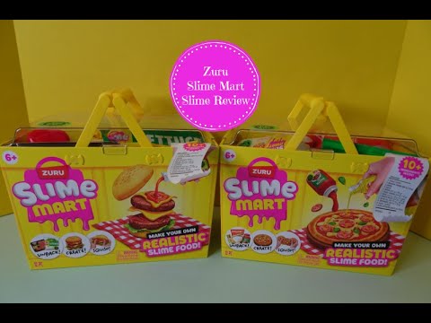 Zuru Slime Mart Burger & Pizza Food Slime Kits - Assembly & Review