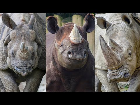 The Differences Between Living Rhino Species