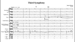 Download lagu [Score] James Barnes - Symphony No. 3 'The Tragic', Op. 89 (1997) for concert band mp3