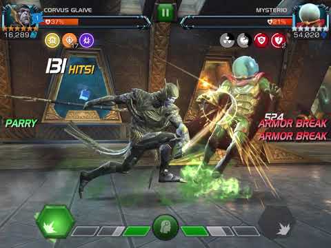 MCOC - Act 6.3.3 Acid Wash Mysterio using Corvus Glaive and Planetary Might Boost