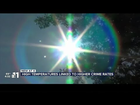 WATCH: Crime rates go up in extreme heat, Colorado experts say