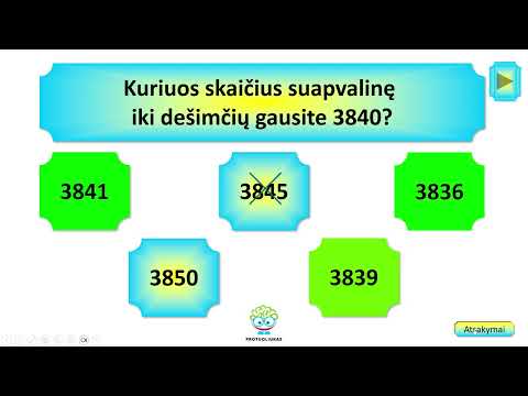 Skaičių apvalinimas (Nr. 208)