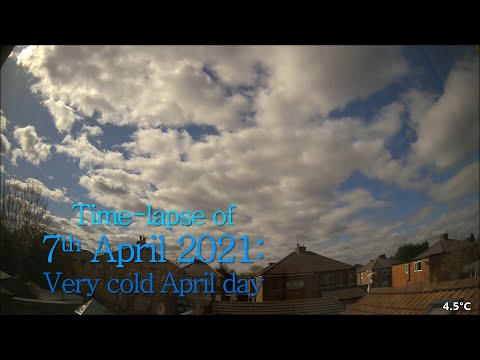 7 April 2021 Time-lapse: Cold April day