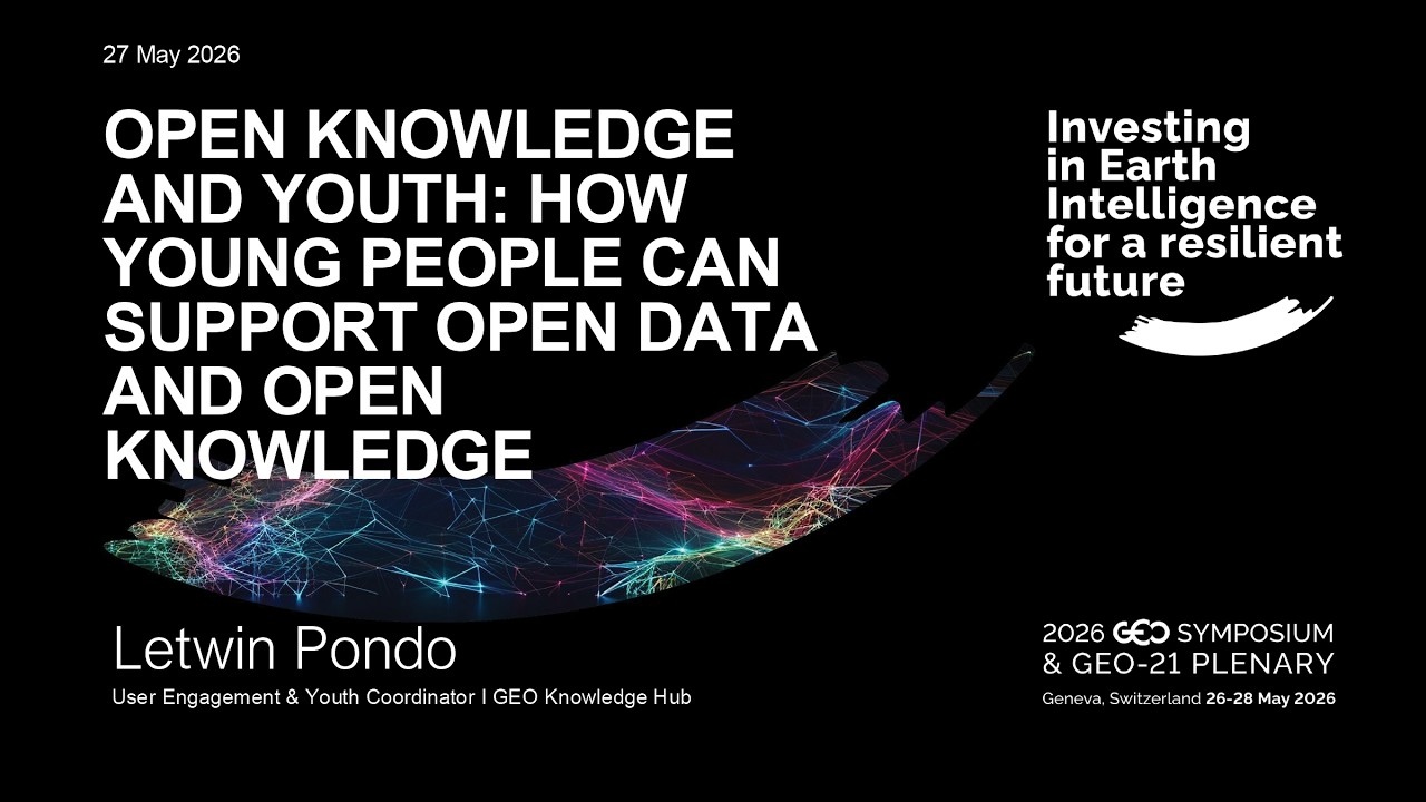 27.05.2026 Community Event - GEO Infrastructure, Youth and GEO Indigenous Alliance (ODOK Session)