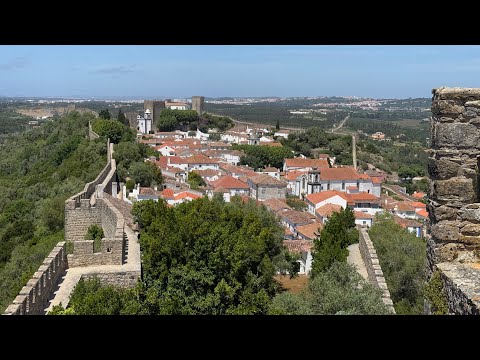 🇵🇹PORTUGAL. ÓBIDOS. Aqueduct. Walk along the city walls.