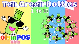 Ten Green Bottles | 1 to 10 | Nursery Rhyme | Best Kids Song