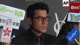 Aaron Kwok gushes about baby girl at first public appearance after becoming dad