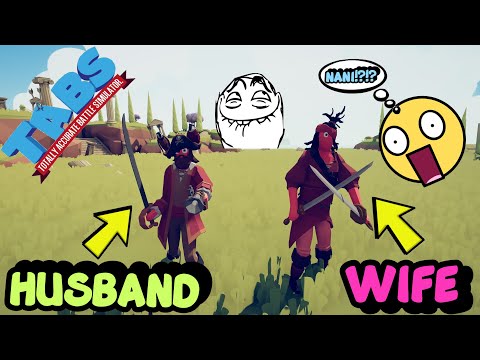 Husband And Wife - Captain And Pirate Queen Vs Every Units (Same Price) - TABS