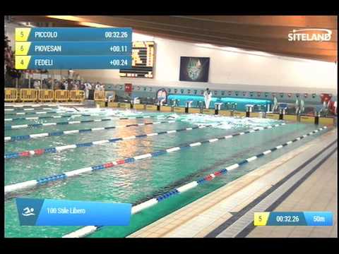 Serie 11 dei 100 Stile Libero  Assoluti Femmine Master - Campionati Regionali Masters 2014 di Venet