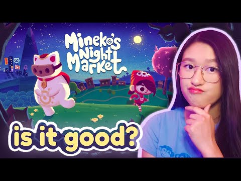 🐱 Mineko's Night Market is too Adorable! | Gameplay & Comfy Demo