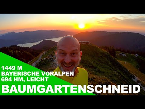 Sonnenuntergangsrunde auf die Baumgartenschneid
