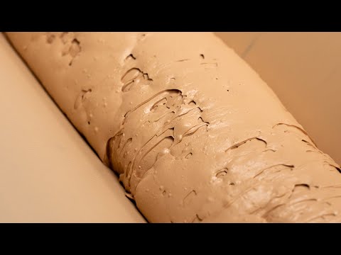 Like Ice Cream! Process of Making Makeup Cushion Foundation. Cosmetic Factory in Korea