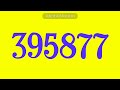 COLORFUL NUMBERS 1 TO 1 MILLION