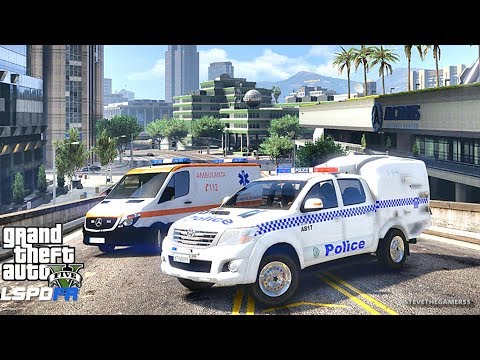 GTA 5 MOD LSPDFR 654 - AUSTRALIA PATROL !! (GTA 5 REAL LIFE PC MOD)