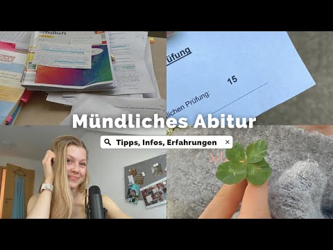 Mündliches Abi - Tipps und Erfahrungen für deine Abiprüfung (Bio) - Vlog 2