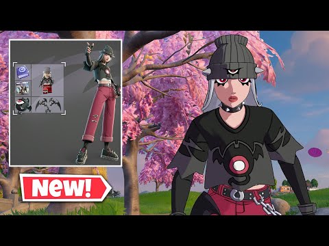 NEW GRETA GRIM Skin Gameplay In Fortnite! (Hexed & Haunted Pack)