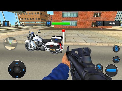 US Police Bike Gangster Chase Simulator 2022 - Android Gameplay