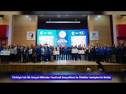 Türkiye’nin İlk Sosyal Bilimler Festivali Sosyalfest’te Ödüller Sahiplerini Buldu
