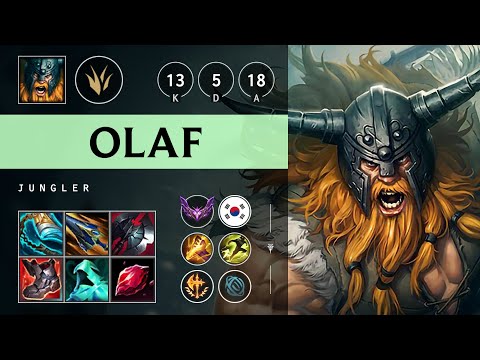 Olaf Jungle vs Skarner - KR Master Patch 25.S1.3