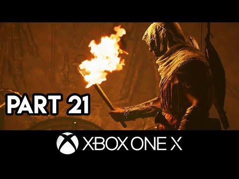 ASSASSIN'S CREED ORIGINS Walkthrough Gameplay Part 21 - XBOX ONE X 4K FULL GAME (Exclusive Gameplay)