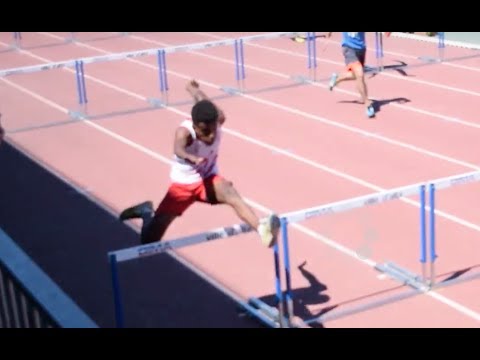 100m Haies MIM (finale 2) - Championnats d'Occitanie Benjamins-Minimes sur piste 2017 à Albi