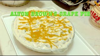 Alton Brown's Grape Pie