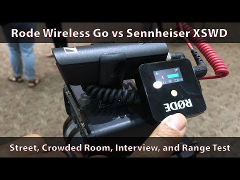 Rode Wireless Go vs Sennheiser XSW-D - Real World Tests and Audio Samples