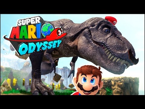 Guia Super Mario Odyssey en Español 100% 👍 - Reino de las Cataratas #2 - ¡Vamos DINOSAURIO!