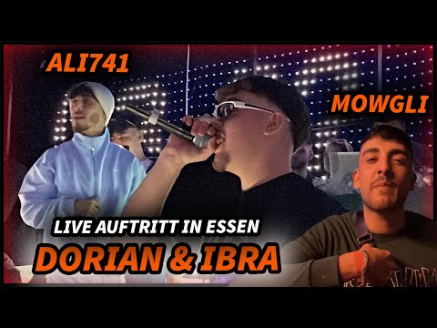 DORIAN MIT ALI471 & IBRA LIVE IN ESSEN | MOWGLI REDET ÜBER RAPLARUE!