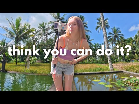 what 1 day is like a Content Creator volunteering in Bali