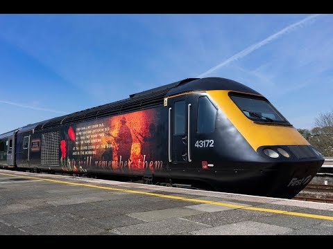 Class 43172 departing Plymouth