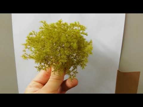 Modelling realistic bushes - model scenery