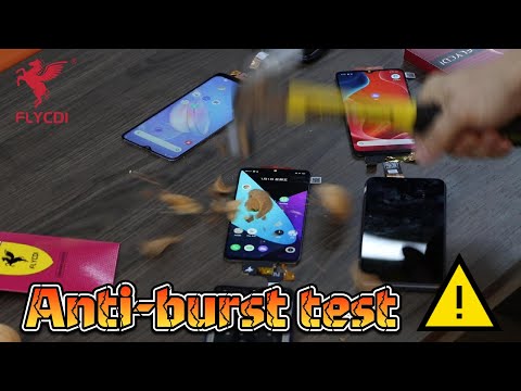【Anti-burst test】Have you ever seen an LCD pad underneath when you smashed a walnut?