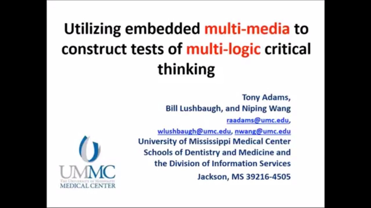 Teaching and Assessing Critical Thinking Using Assessments with Embedded Outcomes