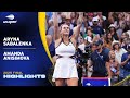Aryna Sabalenka Vs Amanda Anisimova Highlights 2025 US Open Final