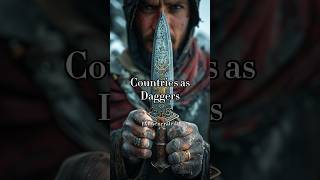 AI Creates Countries as Daggers #aigenerated #knives #weapon #weaponshorts