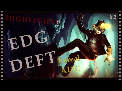 (60fps)~ EDG Deft - Ezreal vs Kalista - KR LOL Diamond - Highlights