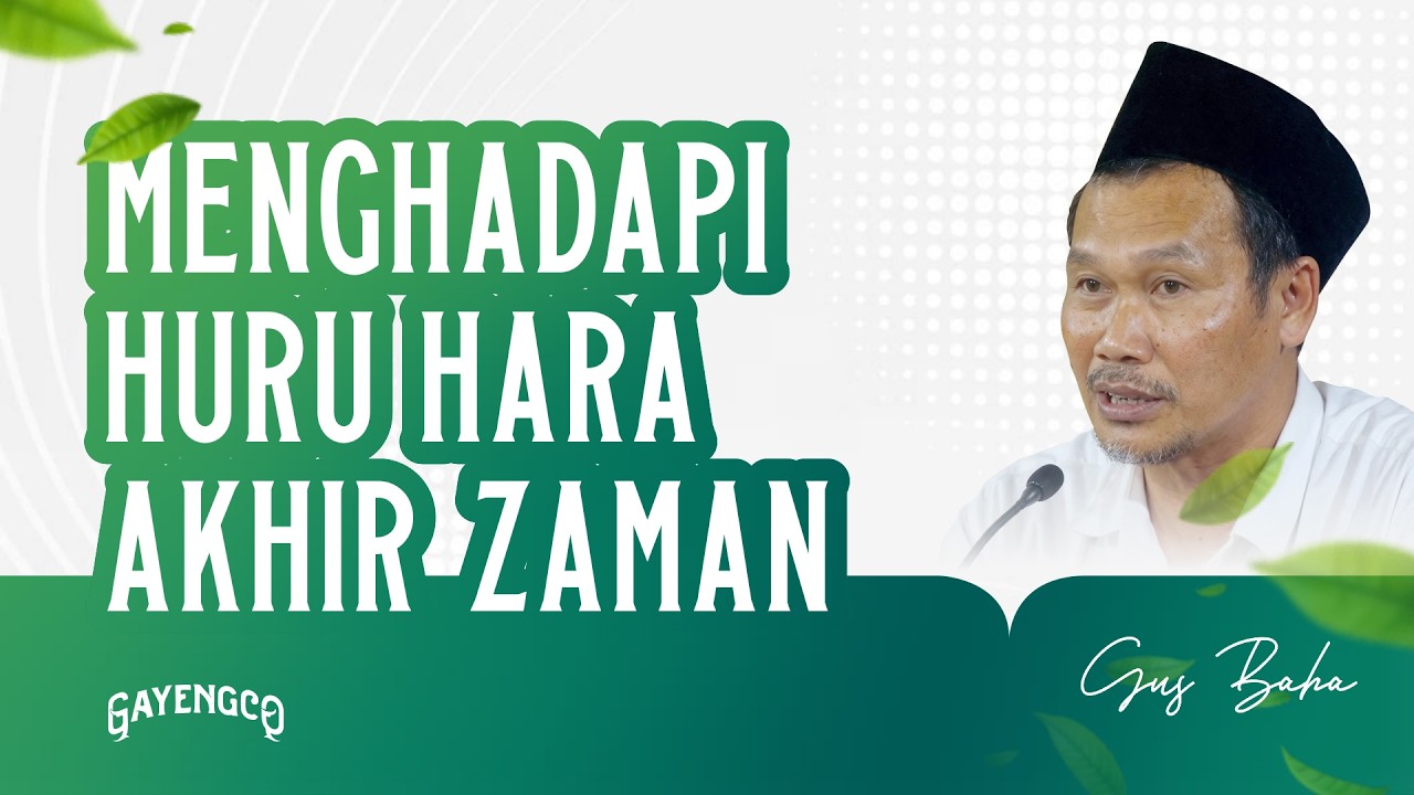 Gus Baha: Hidup di Dunia Dengan Santai