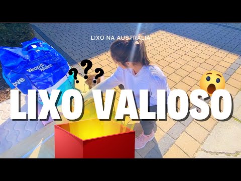 LIXO NA AUSTRALIA - O QUE JOGAM NO LIXO É UMA CAIXINHA DE SURPRESAS! Ep 51