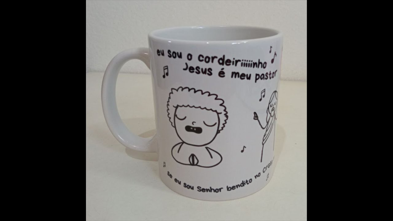 Caneca Personalizada - Eu sou o Cordeirinho - Vídeo Divulgação #shorts