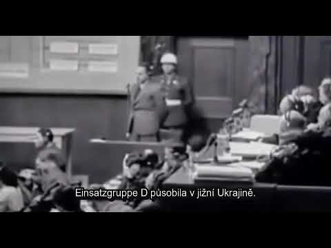 Otto Ohlendorf vysvětluje vraždění civilistů na jižní Ukrajině - CZ titulky