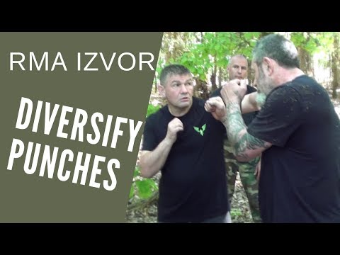 How to diversify punches drill - Russian martial arts IZVOR