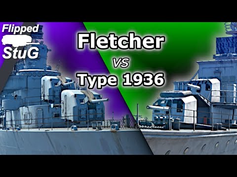 USS Fletcher vs Type 1936 | Vehicle Comparison | War Thunder