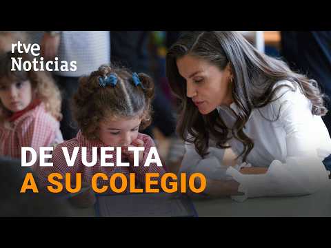 La reina Letizia vuelve a su colegio de Oviedo para inaugurar el nuevo curso | RTVE Noticias