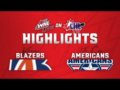 Kamloops Blazers at Tri-City Americans 10/12 | WHL Highlights 2024-25